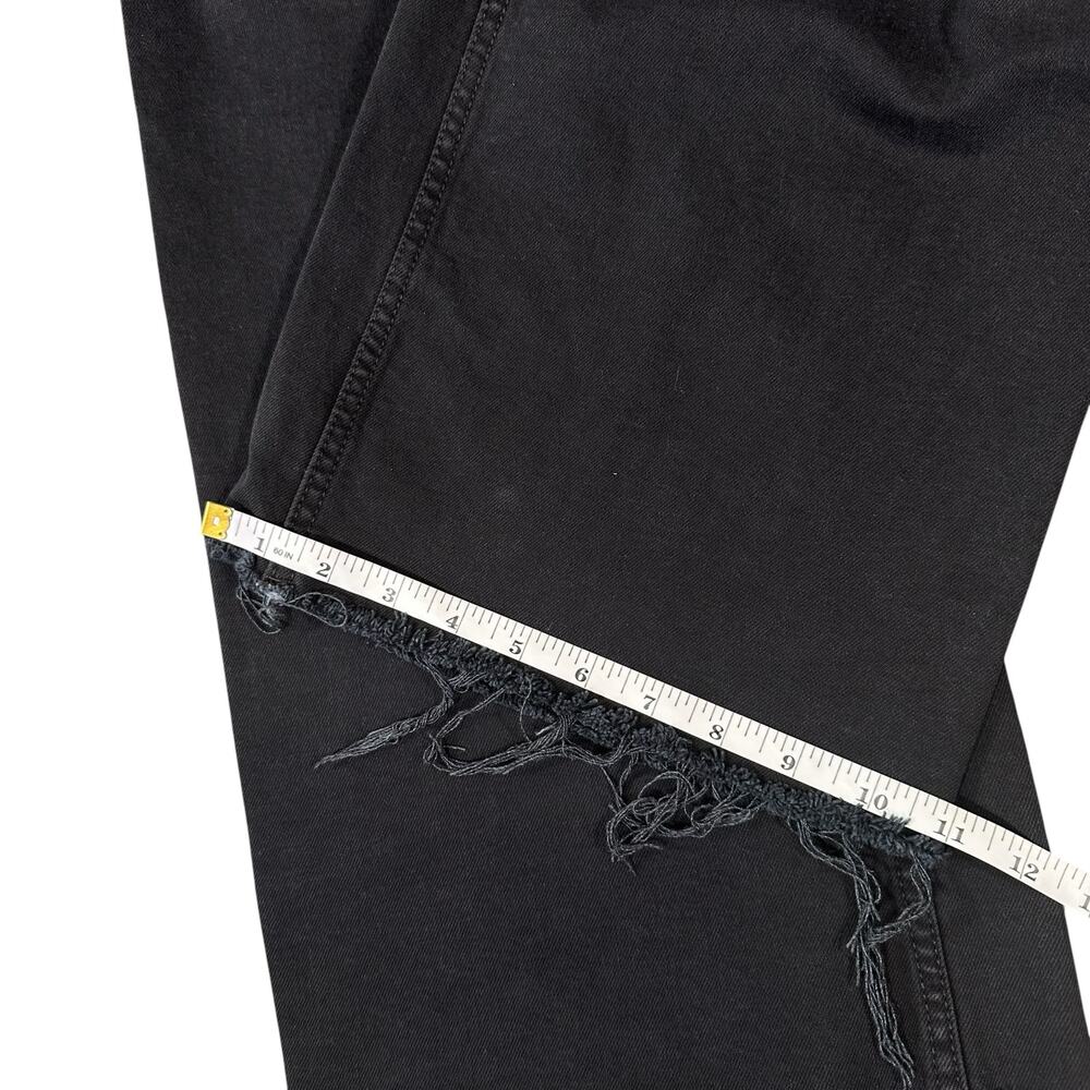Zara Women's High Waisted Black Wide Leg Jeans Size 4 - Picture 6 of 7